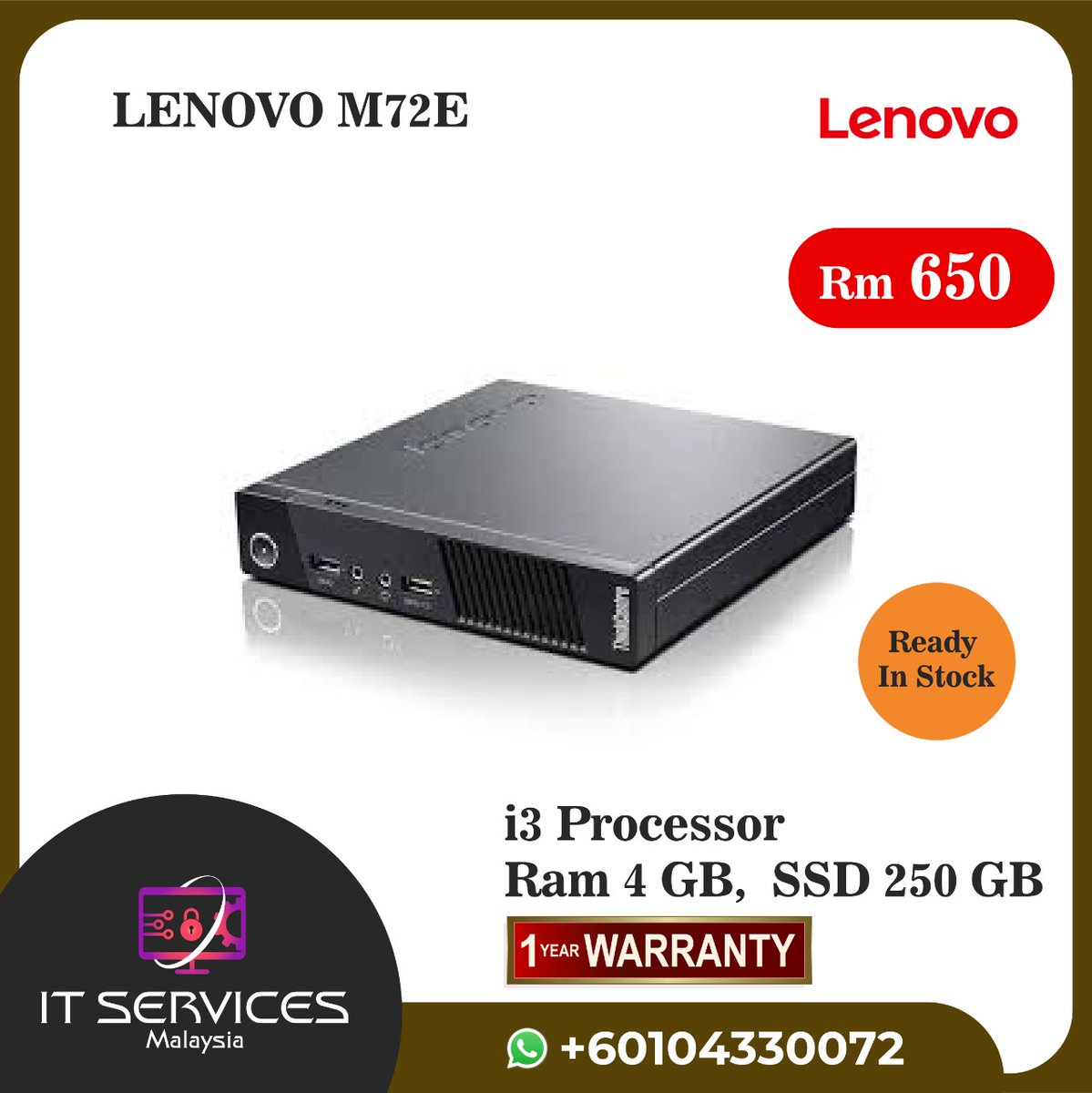 ITServicesMy's tweet photo. Ready in stock ✅

Contact us: +60104330072
.
.
.
#itservicesmalaysia #lenovo #ram #itservices #i3processor #rm650 #digitalservices #computerservice #computerservicesmalaysia https://t.co/5i0dzWgWc1