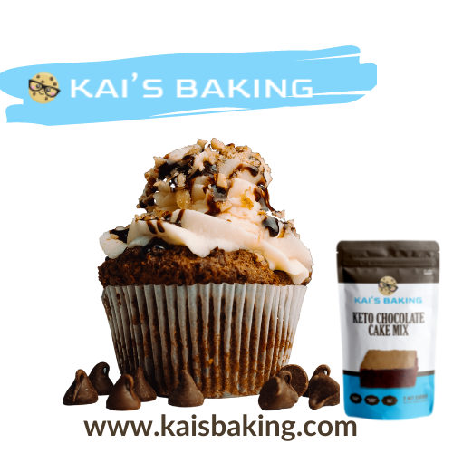 kaisbaking's tweet photo. You will be blown away by the robust flavors in our Keto Chocolate Cupcakes. These cupcakes are so delicious that you will be surprised they are low carb, gluten-free, no added sugar desserts. They are topped with a dollop of sugar-free, low-carb buttercream icing. #ketobakery https://t.co/Co1xdYtDha
