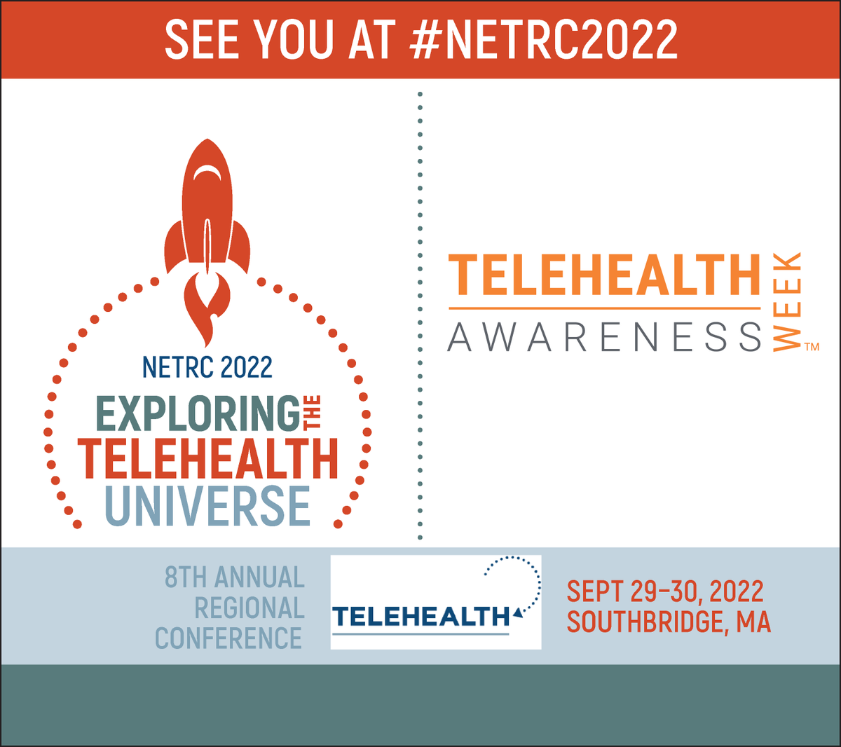 AmericanTelemed's tweet photo. Stakeholders from across the seven-state @NortheastTRC region (New England and New York) and beyond will share #telehealth best practices and identify opportunities to advance virtual care at #NETRC22. Learn more about this #TelehealthAwarenessWeek event: https://t.co/adHMyKDdbq https://t.co/noT46SAVa6