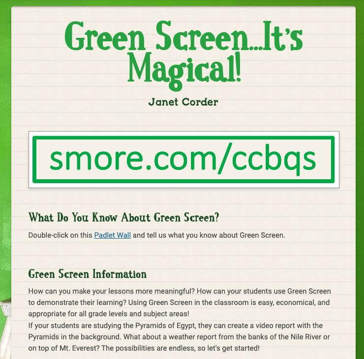 Day 29 #GreenScreenSummit Challenge bit.ly/gss30challenge Explore the amazing #GreenScreen resources collected by <a href="/corderj/">Janet Corder</a> here: smore.com/ccbqs and share something you create!
#edtech #STEAM #storytelling #digitalart #media