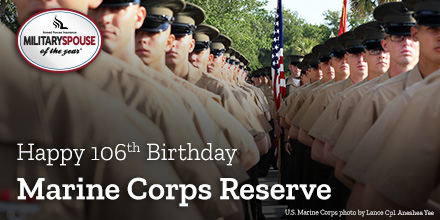 MilSpoOfTheYear's tweet photo. Join us in wishing the Marine Corps Forces Reserve a happy 106th birthday! #AFIMSOYFamily #ReadyRelevantResponsive https://t.co/ytSxXseODd
