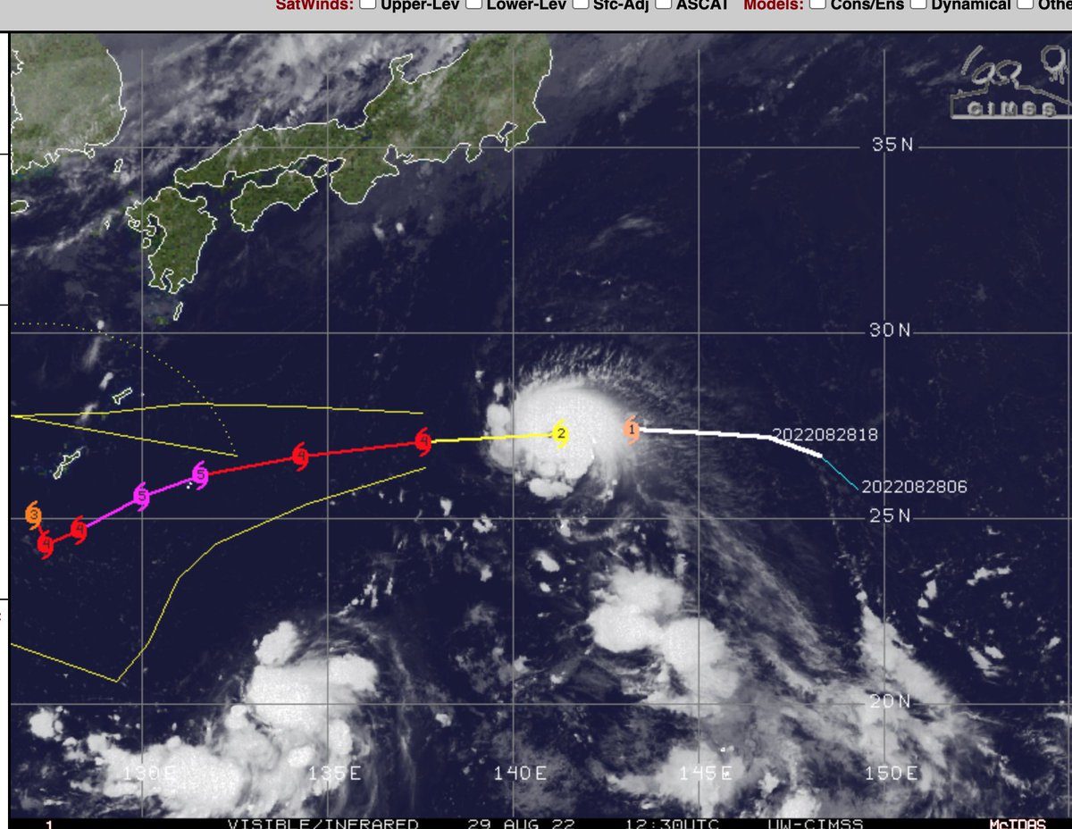 Joe Bastardi on Twitter: "Super Typhoon developing in Pacific but weird