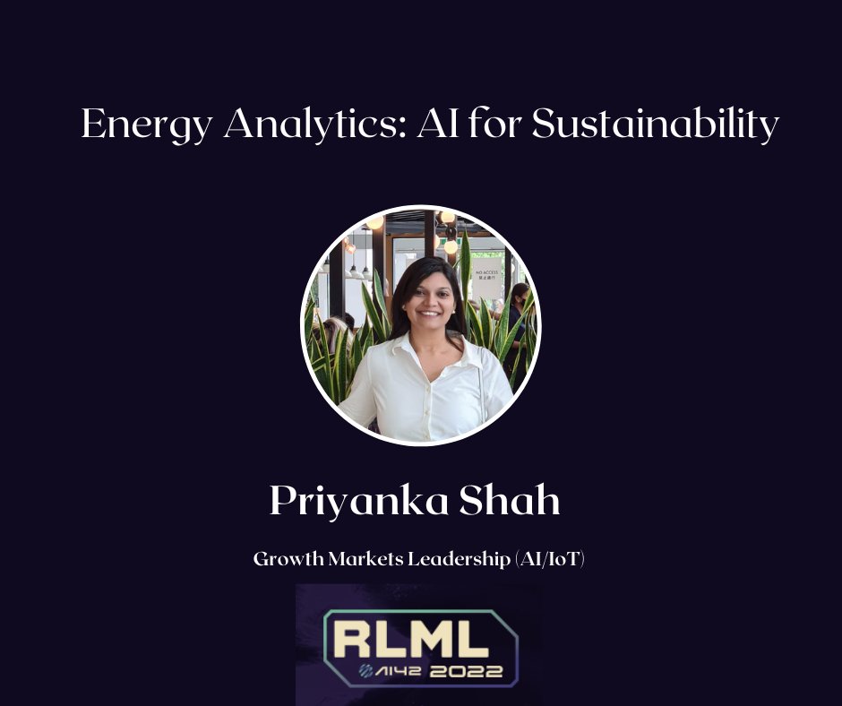 AI42 (@aifortytwo) on Twitter photo Join us at Real-Life Machine Learning Mini-Conference!
Our next speaker - Priyanka Shah - will talk about AI for Sustainability for Energy Analytics!
👩🏽💻<a href="/fuzzymind1/">Priyanka Shah</a>
🔗 lnkd.in/e6Rs3pQp
📅 7th September
🕛 5pm - 8pm CEST Join us at Real-Life Machine Learning Mini-Conference!
Our next speaker - Priyanka Shah - will talk about AI for Sustainability for Energy Analytics!
👩🏽💻<a href="/fuzzymind1/">Priyanka Shah</a>
🔗 lnkd.in/e6Rs3pQp
📅 7th September
🕛 5pm - 8pm CEST