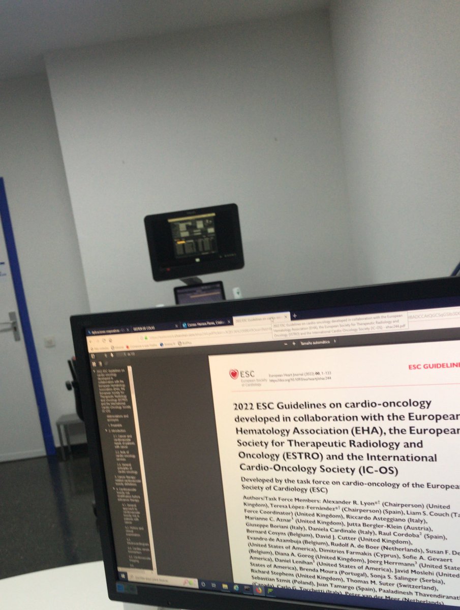 Today’s cardio-onc clinic. Much easier with the freshly baked ESC cardio-oncology guidelines #esccongress2022 @escardio