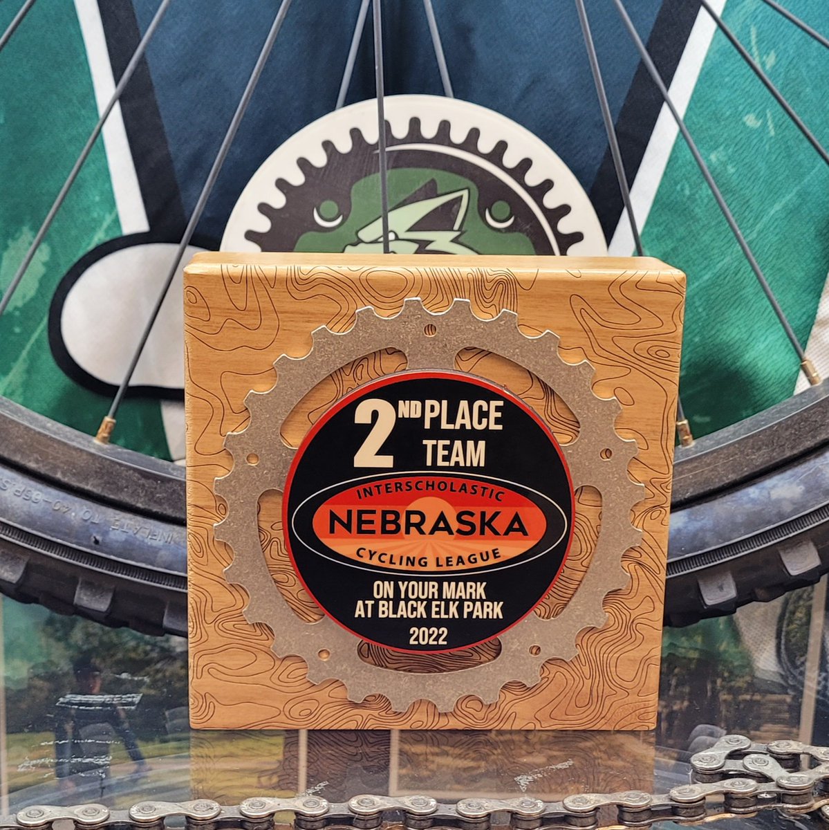 MWHScycling's tweet photo. New hardware for the trophy case! Congrats to Claire, Anna, Jenson, Mac, and Braian for your podium finishes. Let's bring home some more in two weeks! @MWHSactivities @MWHSCatalyst @nebraskamtb https://t.co/xyC9pQVz7Q