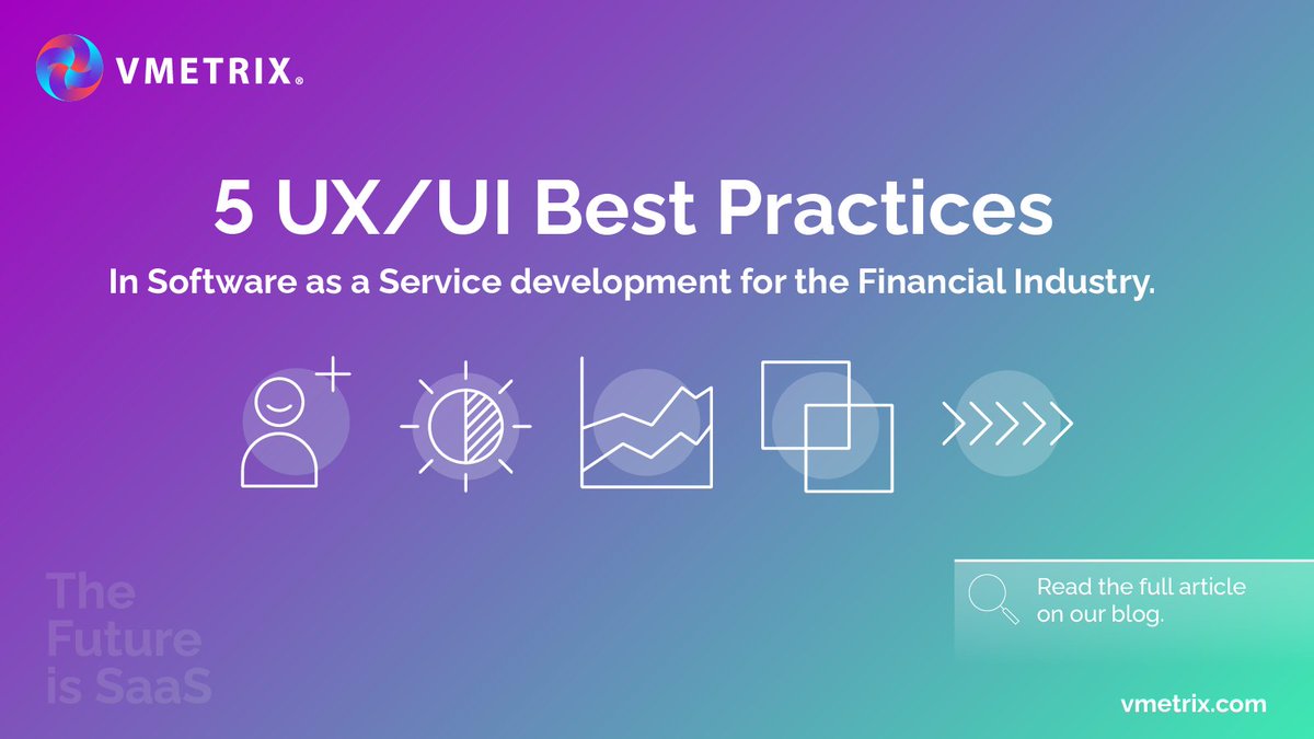 vmetrixofficial's tweet photo. We explore the trends that VMetrix's UX UI team took to achieve the goal of ensuring a positive user experience in the company's soon-to-be-released new SaaS solution for investment portfolio management. 
Read it here: https://t.co/QHvuZ6xLdI
#fintechfinance #saasfinance #saas https://t.co/WPzrH1jbf1