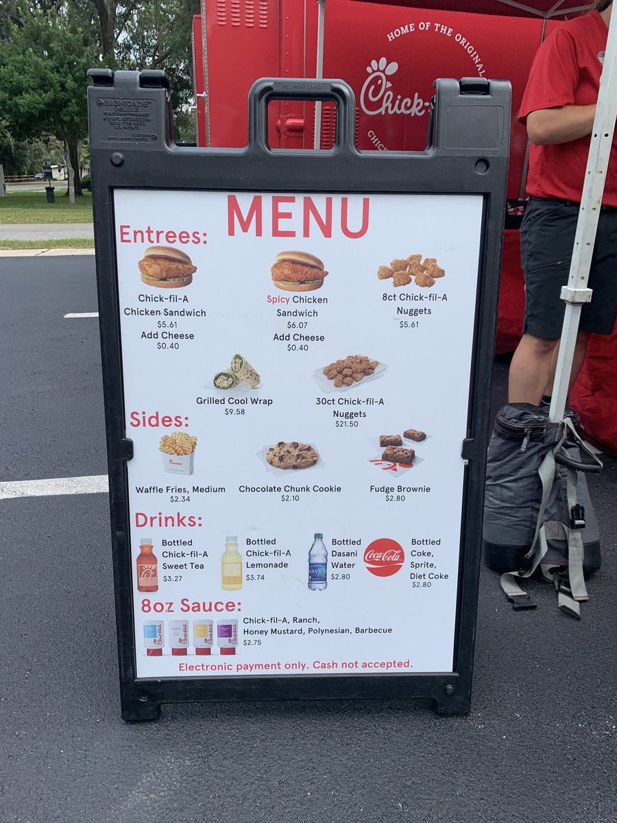 LakeRegionDev's tweet photo. THEY'RE BACK!! Chick-fil-A is back on their every other week schedule today in the Keystone Beach parking lot. Please come join us and get your chicken goodness on. Spread the word! #chickfila https://t.co/0GhjBuIvdU