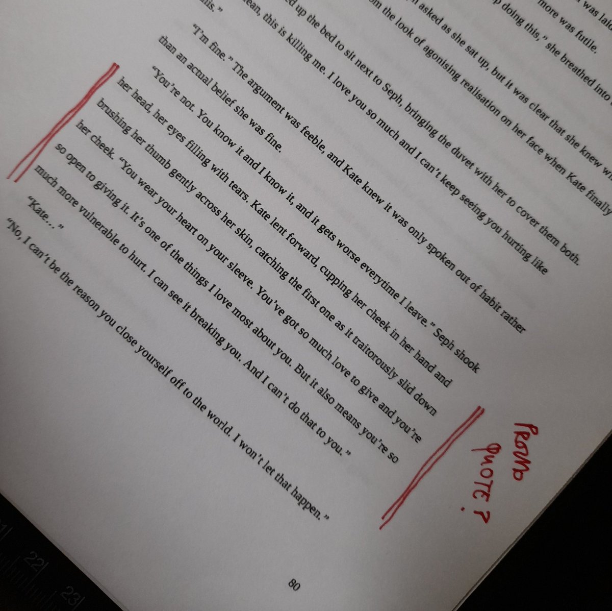 aspencerwriter's tweet photo. Present Ami is very happy that Past Ami remembered how shit she is at finding quotes for promos 😆
#amediting #wlw #sapphic #lesfic #bicharacter #secondchance #agegap #angst #mentalhealth https://t.co/EQPPEY010f
