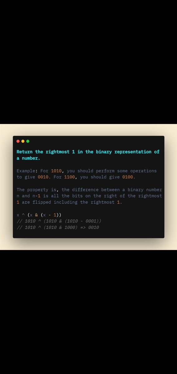 Tharunkumar1411's tweet photo. Let's know about the power of the XOR operator.

Day 39/100 #100DaysOfCode 

connect me on LinkedIn: https://t.co/MZMoLipglY

#bitwise #operators #xor https://t.co/GiE70A3maC