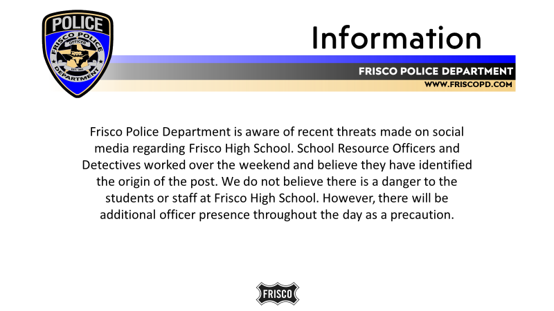 FriscoPD's tweet photo. https://t.co/SnDgd8Y8Mx