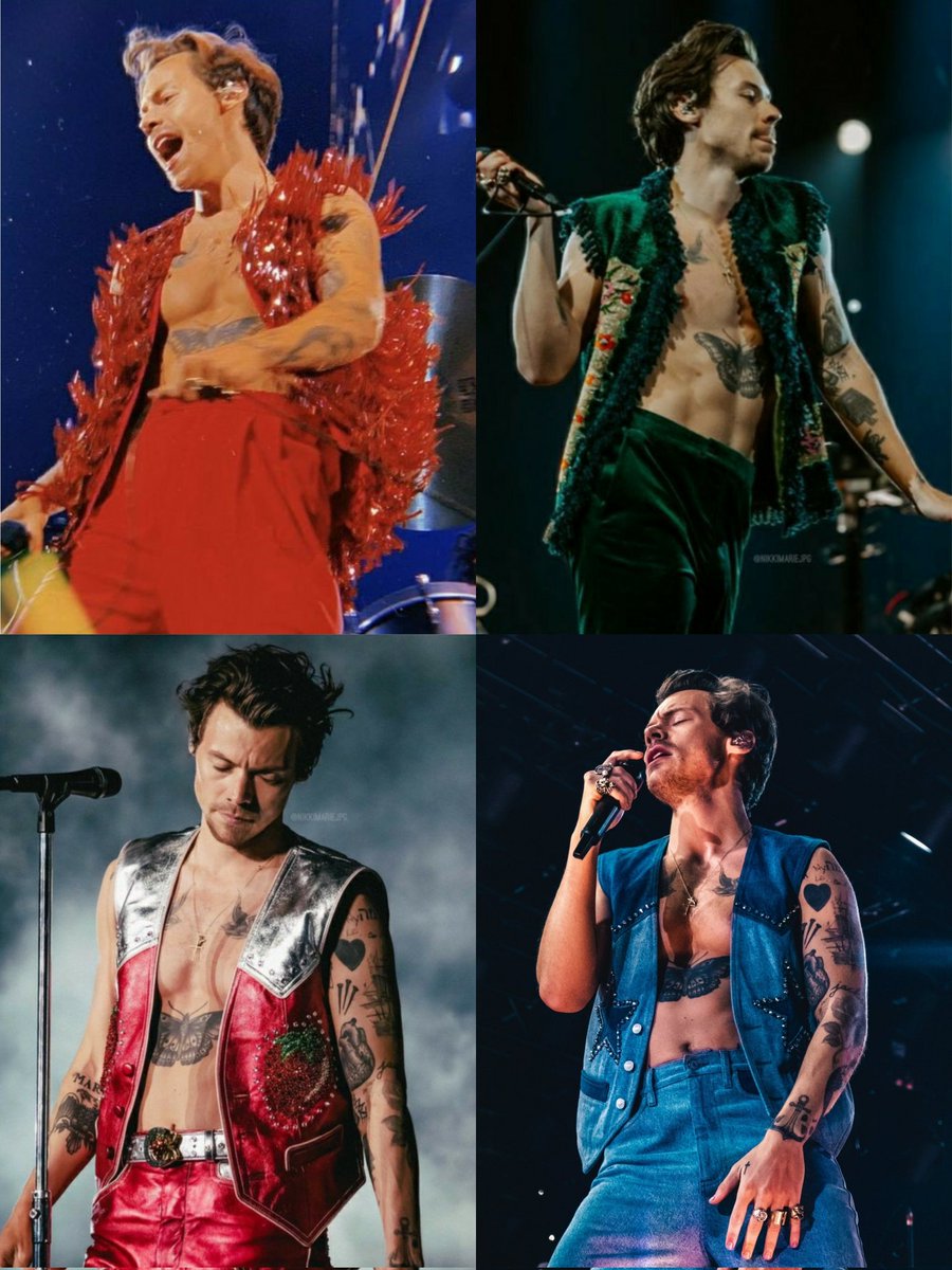 Harry styles de colete é meu ponto fraco
