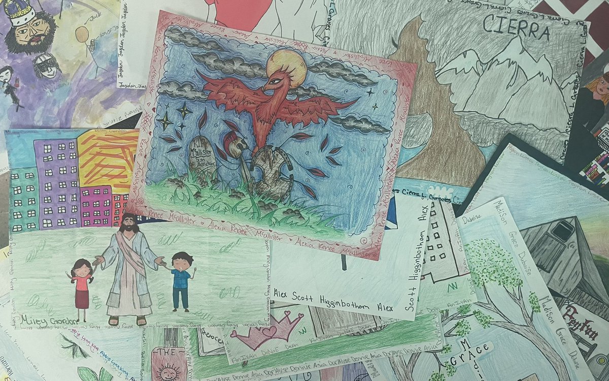 spatterwestga's tweet photo. Ss began their study of self-awareness by researching origins &amp; creating artistic representations of their names! #BeYourBest #EveryStudentPrepared #WhoAmI @ScchsSaints @sccboe @aplusala https://t.co/0fN8Lz4O7r
