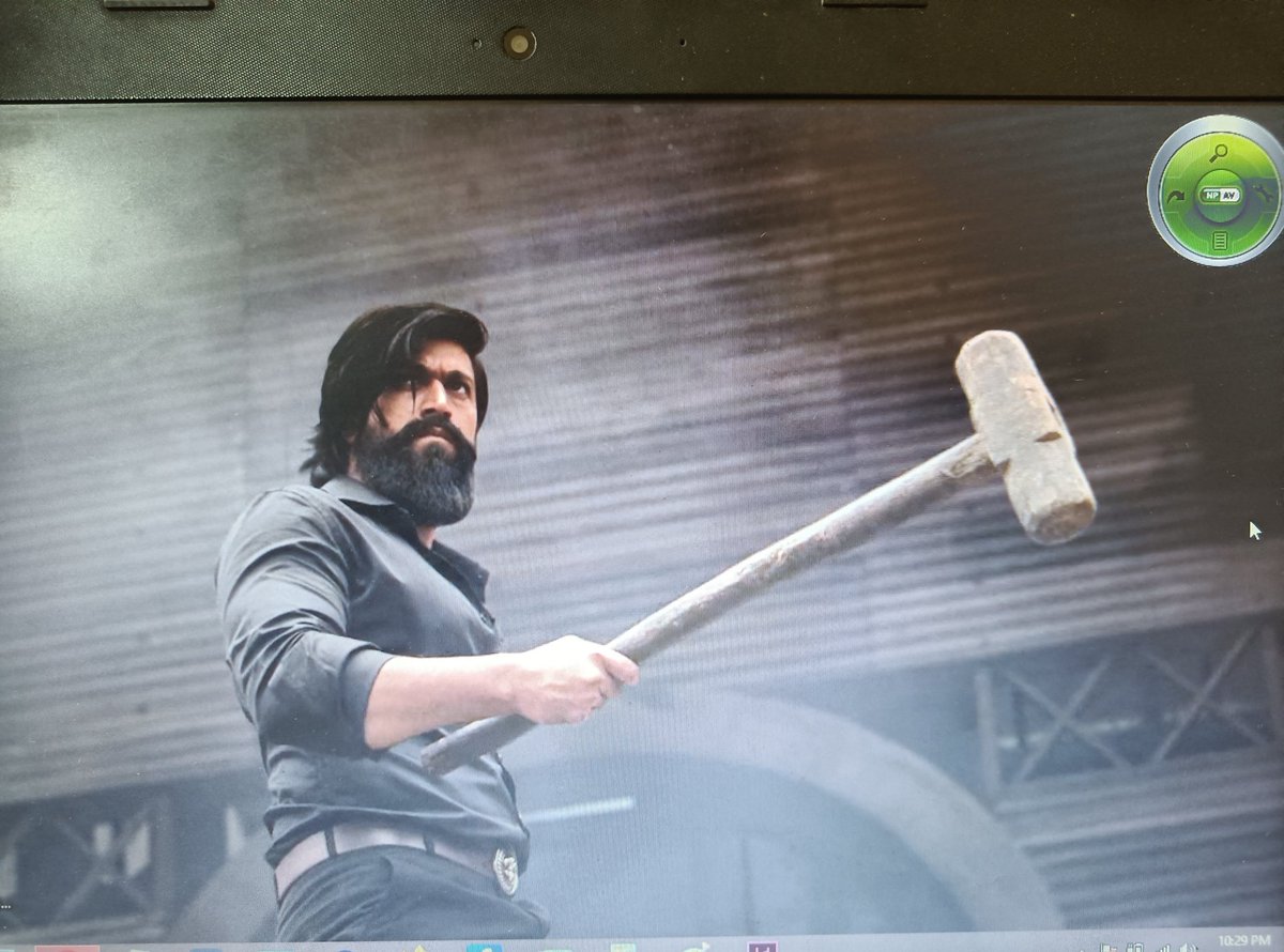 kailashsahu13's tweet photo. My Laptop wallpaper since releasing #KGF2Chapter2 ❤️ i am eagerly waiting for your next movie @TheNameIsYash sir 😍 #Yash54 https://t.co/TH3m7OO4yO