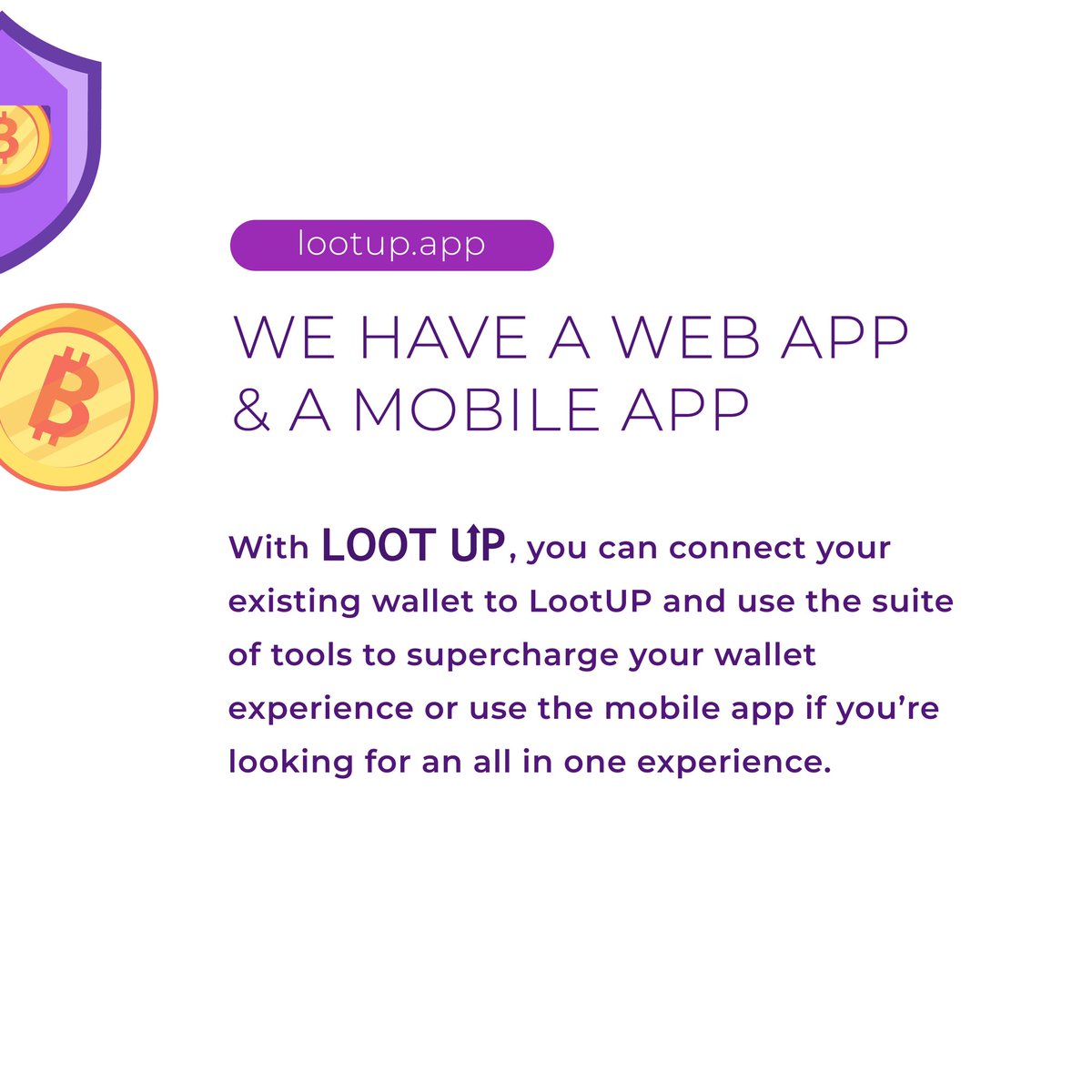 LootUpApp's tweet photo. 3. We have a web app and a mobile app https://t.co/nprS581mxC