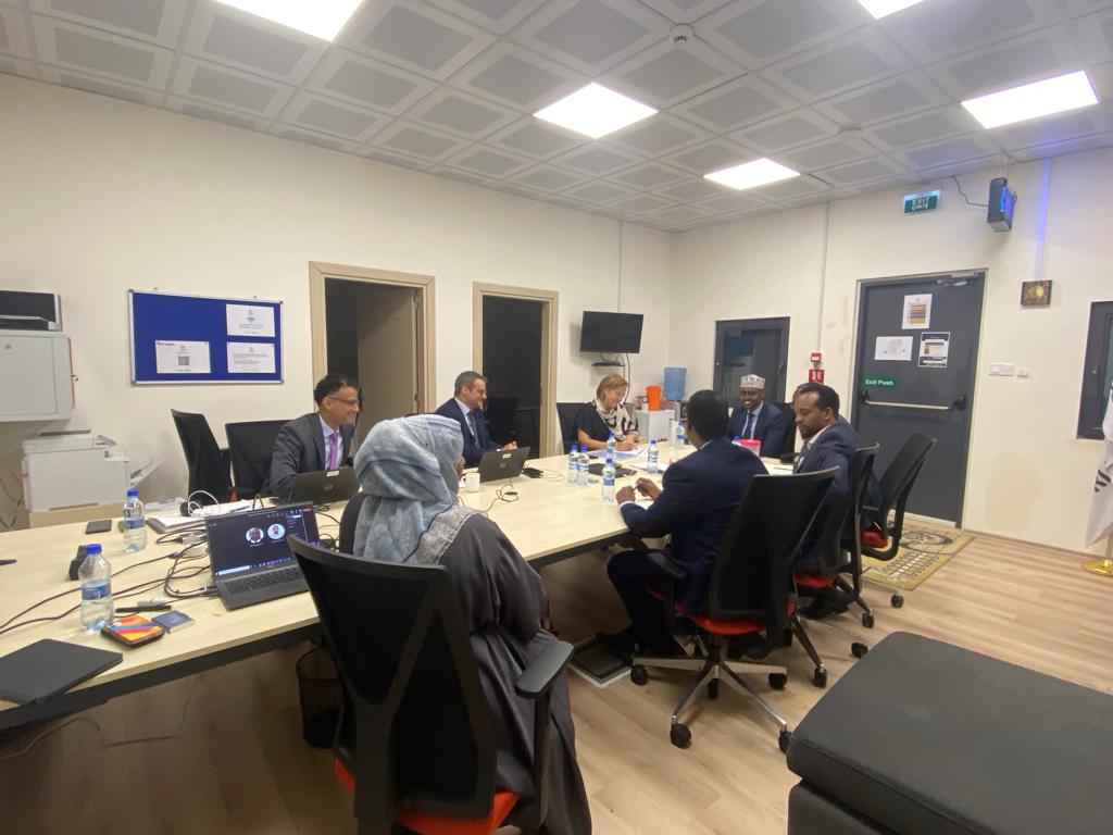 MoEWRSo's tweet photo. H.E Minister @cabaassom met with Kristina, @WorldBank Country Manager for Somalia . They have discussed FGS’s efforts to provision affordable energy and clean water services to the Somali people. The ongoing WB support to facilitate these developments centered their discussions. https://t.co/LSaYfc4qlH