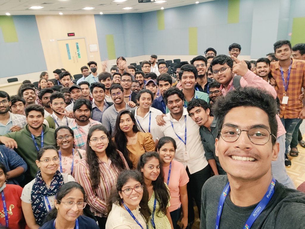 thealeemquadri's tweet photo. Once again @Microsoft for @azdevindia community meetup. It was an amazing day with lots of learning and fun.
At meetup I got to know that how to use Azure to Integrate Apps by venkat sir & Community Building by @starlightknown
#community #azuredevdays #MicrosoftAzure #learning https://t.co/QBZBYD27yh
