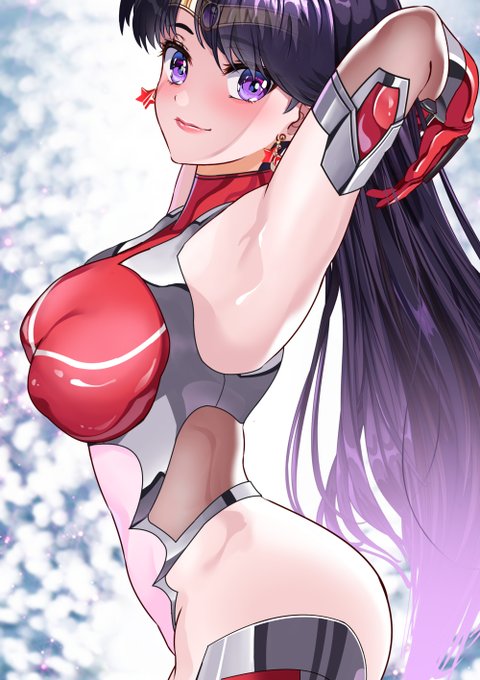 おはようございます❤
レイの紫紺がかった黒髪ロング❣❣
好きぃ～っ❤
#セーラー対魔忍 