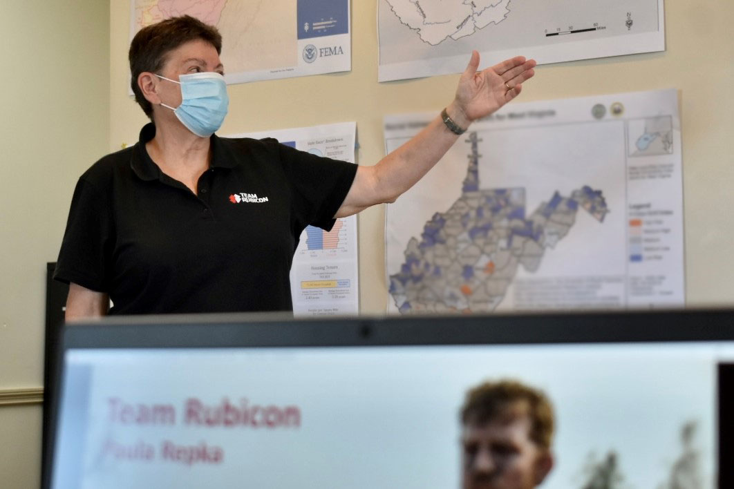 FEMAregion3's tweet photo. Never stop improving. @TeamRubicon met with the WV FEMA Team on a training day to discuss capabilities and resources. #preparedness #teamworkmakesthedreamwork https://t.co/hGoAtST3eP