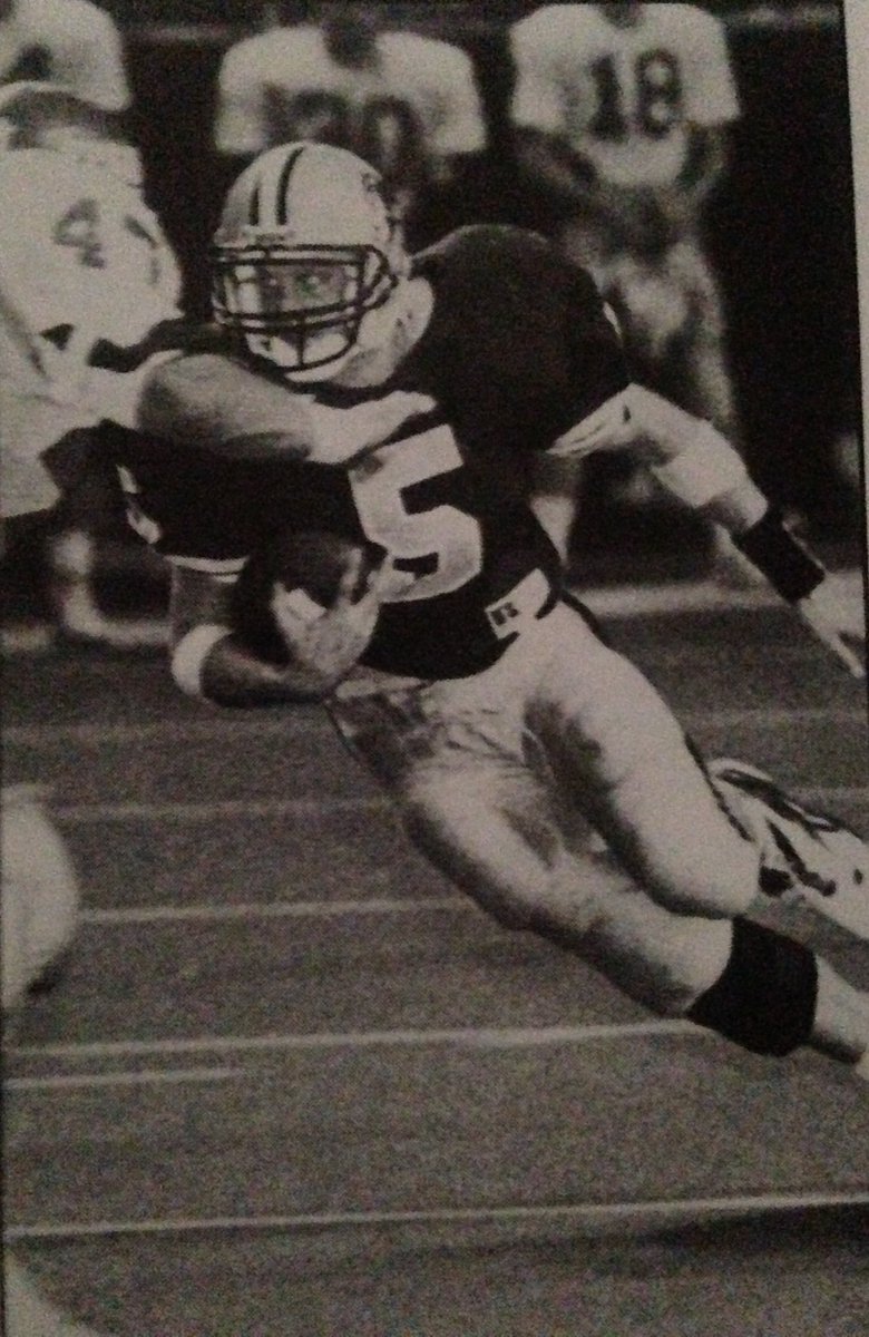 Bison Nation, we have 5 days left until Bison football is back!! Today we honor another great in the long list of players to play QB for the Bison. I'll always remember Rob Hyland for his play in '94 Mud Bowl playoff game at Pitt State! #LetsGoBison #HornsUp🤘 #BisonFBCountdown