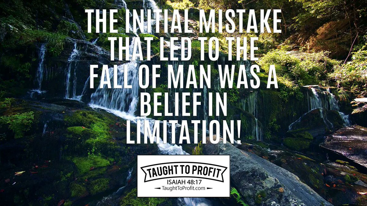 TaughtToProfit's tweet image. The Initial Mistake That Led To The Fall Of Man Was A Belief In Limitation!

taughttoprofit.com/the-initial-mi…

#limitation #fallofman #mankindfall #AdamAndEve #serpent #limitedbelief #lackmentality #limitedmentality #lowvibration #highvibration #limitedvibration