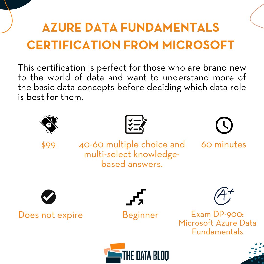 Are you brand new to the world of data? Do you want to understand more of the basic data concepts? Here's a Microsoft Certification for you! 

#data #datanewbie #microsoft #azure #microsoftcertification