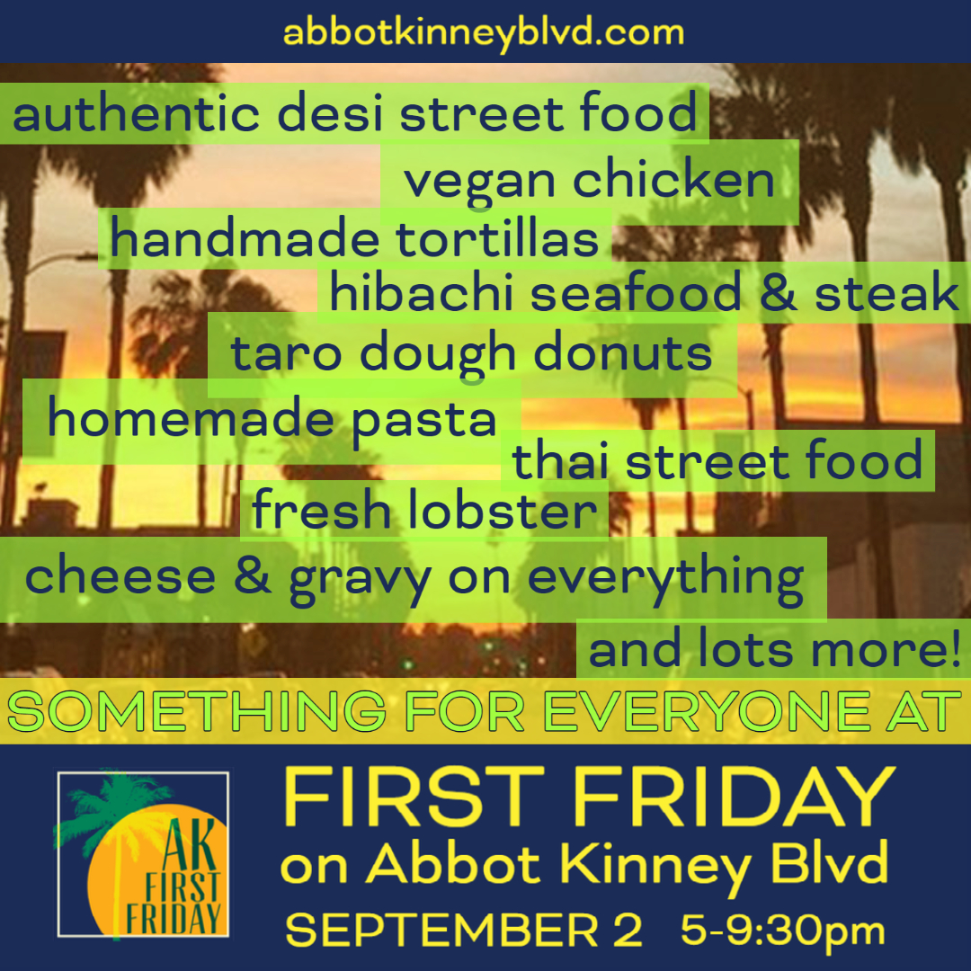 abbotkinneyblvd's tweet image. Only five days to decide what to eat on First Friday...🍟🦞🍰🌮🍝  Full list of this month's eclectic food trucks on our website.
