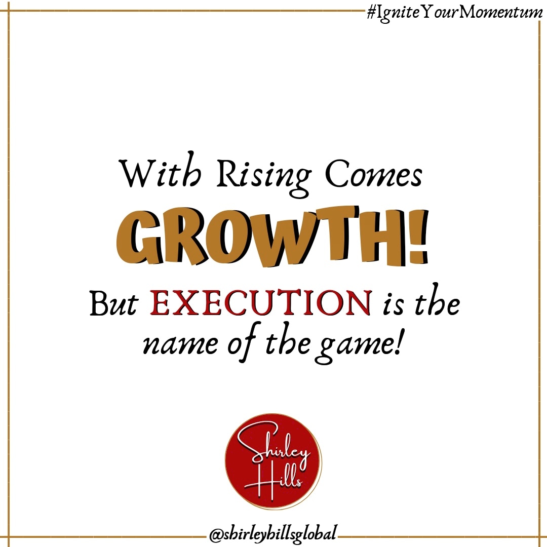 theshirleyhills's tweet image. Growth and Advancement don't come from sitting idly by on the sidelines and watching life happen.
EXECUTION is the name of the 'game'. Ignite Your Momentum to Make things happen! Remember, nothing changes if nothing changes! This is your week! STRETCH AND SOAR! #MakeMagicHappen!