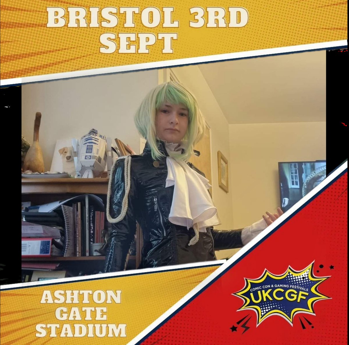 CochCap's tweet photo. Super excited to have the opportunity to guest again @ukcgfevents 😁

This time at Bristol in Lio (who is yet to have a trip out!) 

Post tone - LH/Info
#UKCGF #UKCGFBristol #CosplayGuesting #UKCosplay #UKCosplayer #UKComicCon #LioFotiaCosplay #Promare #PromareCosplay https://t.co/mLtYRoMqww