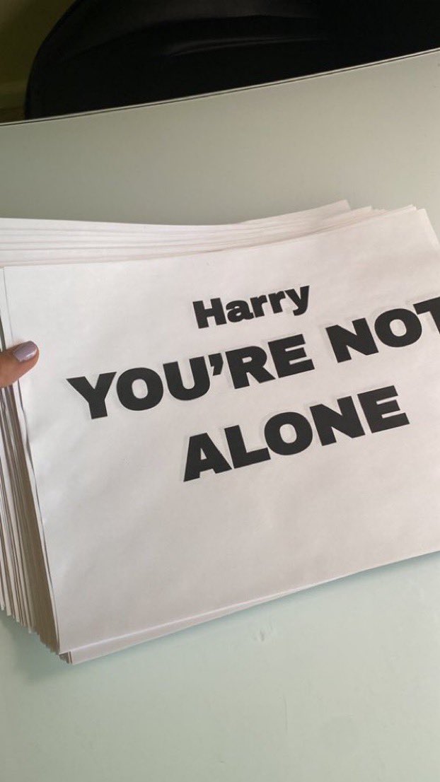 NH_MSG_LIGHTS's tweet photo. harry didnt pick up a pride flag last night. and that just wont do. 
we know how important rainbows are to H “i study rainbows” “matilda hits different in a rainbow jumpsuit” 
lets show H our love

HSLOT NYC attendees we have ONE JOB - spread the LOVE💜

#HarryStylesLoveOnTour https://t.co/thDi47Kiqo