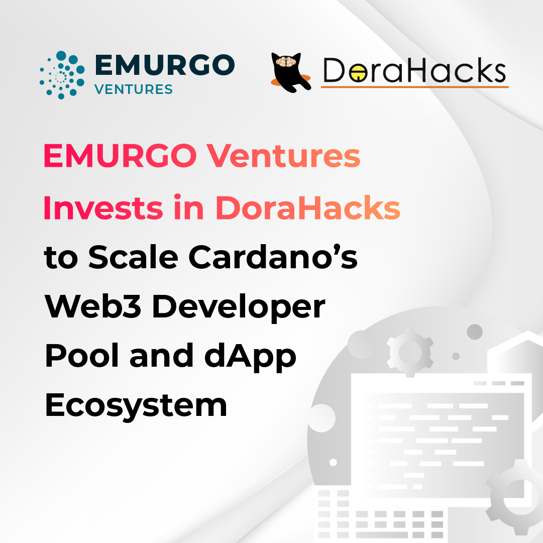 emurgo_io's tweet photo. #EMURGO Ventures, one of the founding entities of #Cardano, invested in @DoraHacks, a global leading #Web3 hackathon organizer and the world’s most active multi-chain Web3 developer community with over 300,000 multi-chain developers and experts.
https://t.co/4jffmriRYb https://t.co/fNvzm8MXAm
