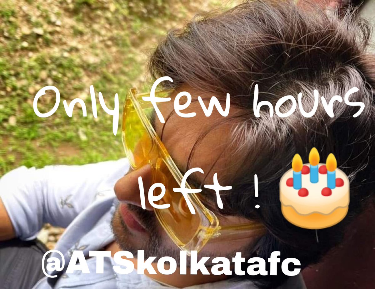 ATSkolkatafc's tweet photo. #Onlyfewhoursleft #AashieshSharrma
#BirthdayCountdown
@ashish30sharma https://t.co/4SZhhnpwX5