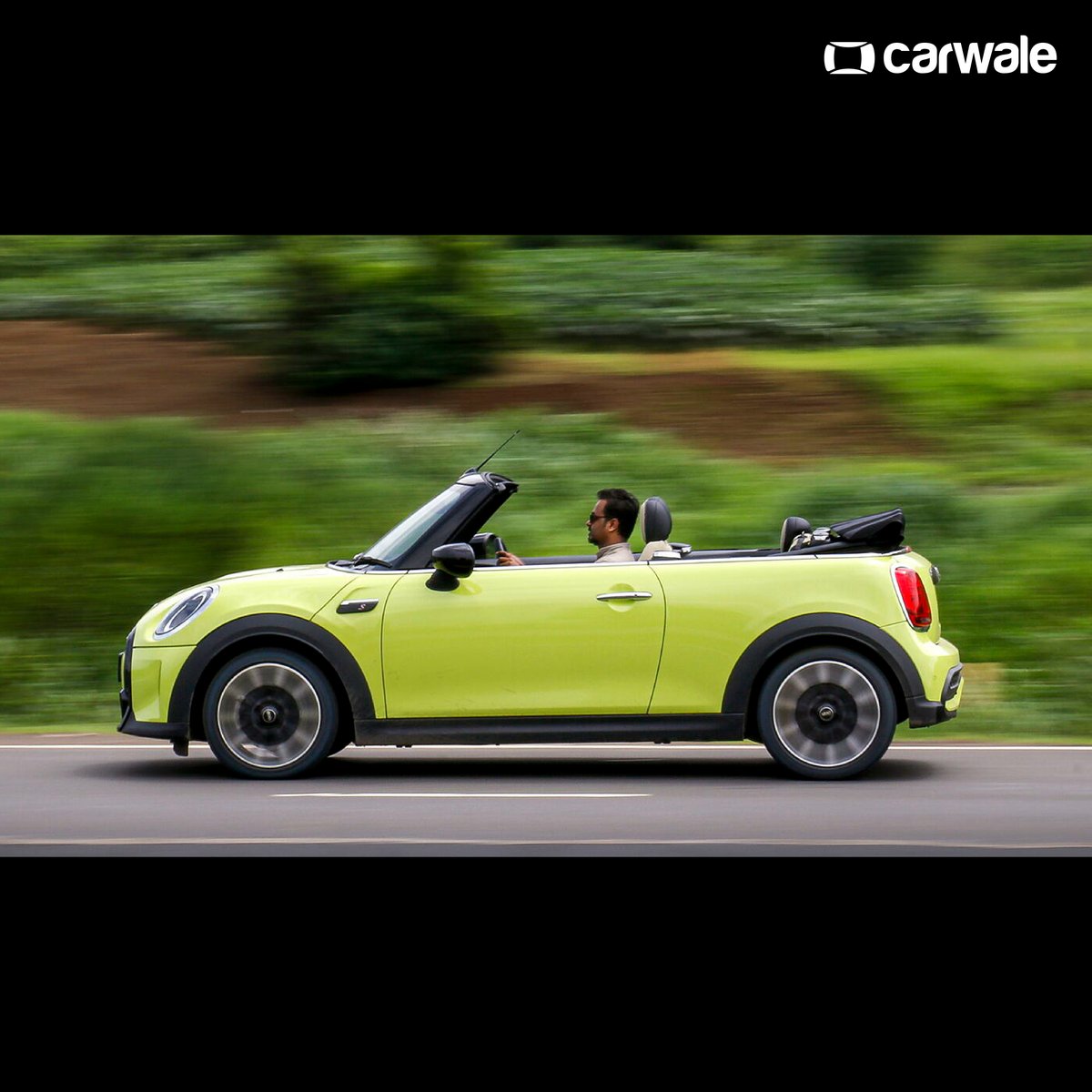 CarWale's tweet photo. #CWPhotos The Mini Cooper S Convertible wows with its open-top driving experience. This three-door car isn't practical with limited space inside, but comes packed with features and is quick and fun to drive. 

#Cars2022 #Cars #MINICooperConvertible #CooperConvertible #MINI https://t.co/RnApW2F3iq