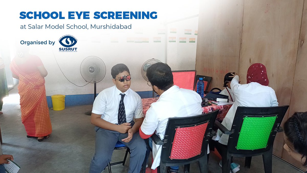 susruteyehosp's tweet photo. School Eye Screening Camp at ๐๐๐ฅ๐๐ซ ๐๐จ๐๐๐ฅ ๐๐๐ก๐จ๐จ๐ฅ, ๐๐ฎ๐ซ๐ฌ๐ก๐ข๐๐๐๐๐
Organised by Susrut Eye Foundation & Research Centre
๐๐ข๐ฌ๐ข๐ญ: https://t.co/UCXa7s6g1S
#SusrutEyeFoundation #Susrut #schooleyescreening
#healthyeyes #EyeHospital #Susrut #Murshidabad https://t.co/EcemSpfmtT