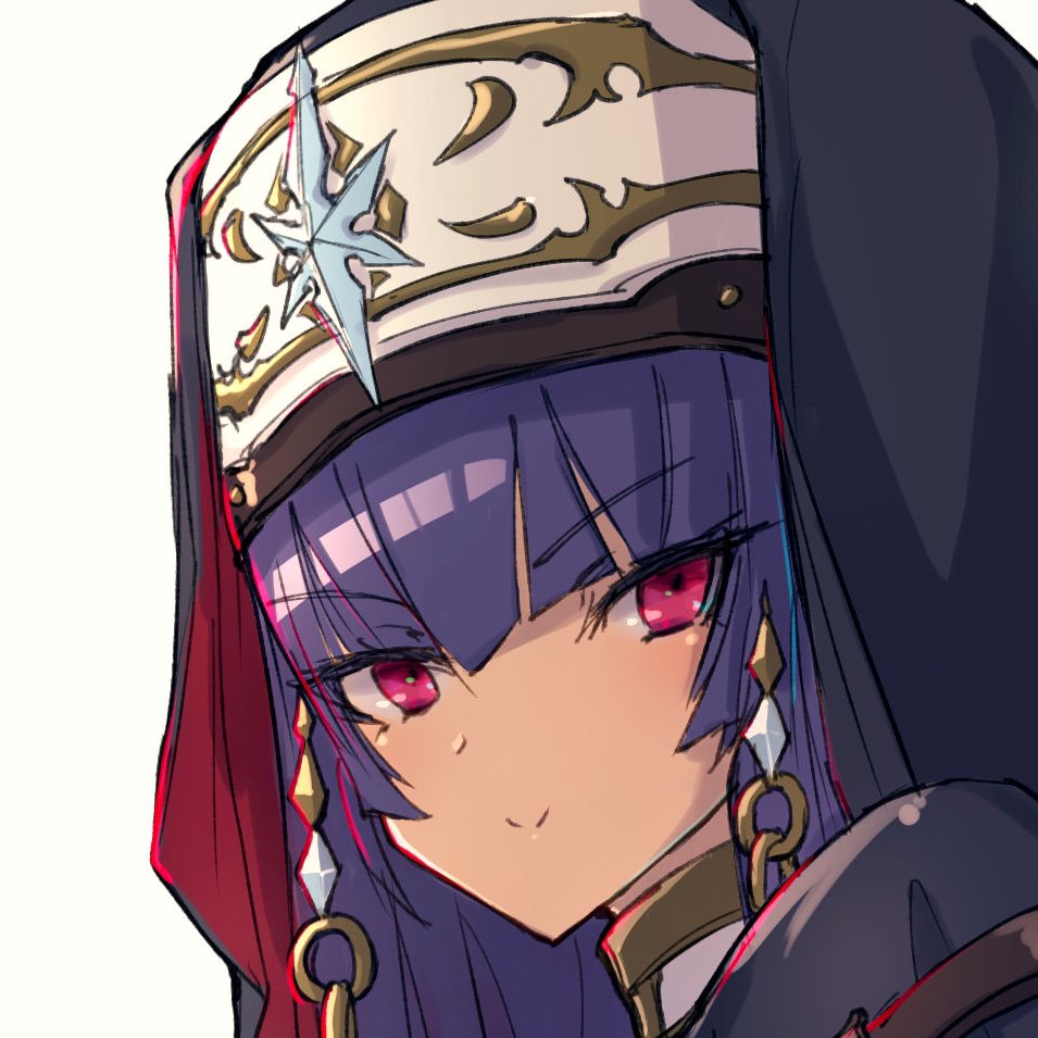 夜なので非常にどうでもよい話をしますがうちのシスターちゃんの各所にあしらっているシンボルは潮を吹く女性器をベースに図案化したものです 