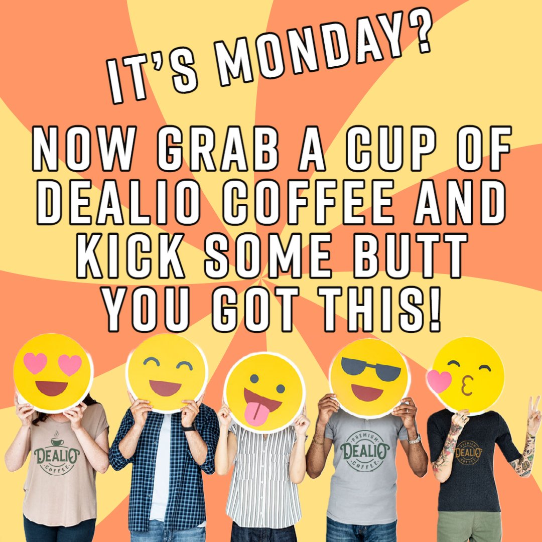 DealioCoffee's tweet photo. We love Monday it's the start of a great week for most people who wake up to a fresh cup of dealio coffee. If you have not tried this yet we urge you to, it just might be what you're missing. Let's get this week going and get those goals https://t.co/g8jwOaLiLi
