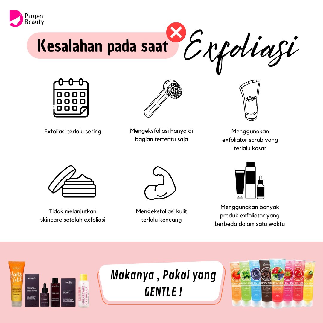 properbeautyid's tweet photo. Hai-hai π, jangan sampai salah exfoliasi lagi yaw bestwii, supaya exfoliasinya menghasilkan kulit yang semakin sehat π₯°
Kalian tim pakai exfoliating yang mana nih? π
#BeliajadiProperBeauty
#ProperBeautyid #ProperBeauty #ProperBeautyisYours #ProperInfo https://t.co/6XzBgNrNeq