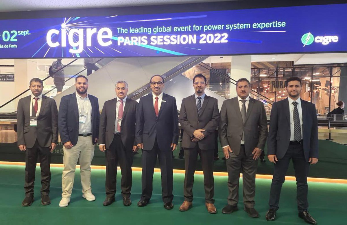 gccia's tweet photo. A #group_photo of the delegation of the #GCCIA participating in #CIGRE_Paris_conference_2022
@CIGREWorld https://t.co/k2f4xyYa4B