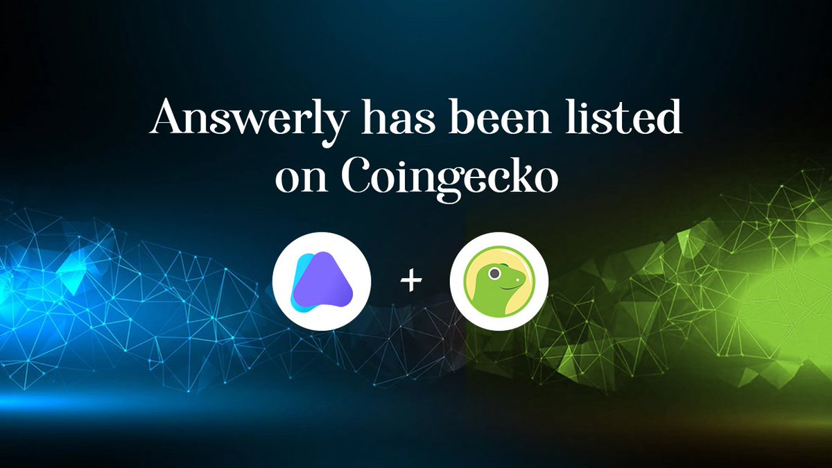 answerlyapp's tweet image. 📢Answerly $ANSR has been updated on @coingecko 
coingecko.com/en/coins/answe…