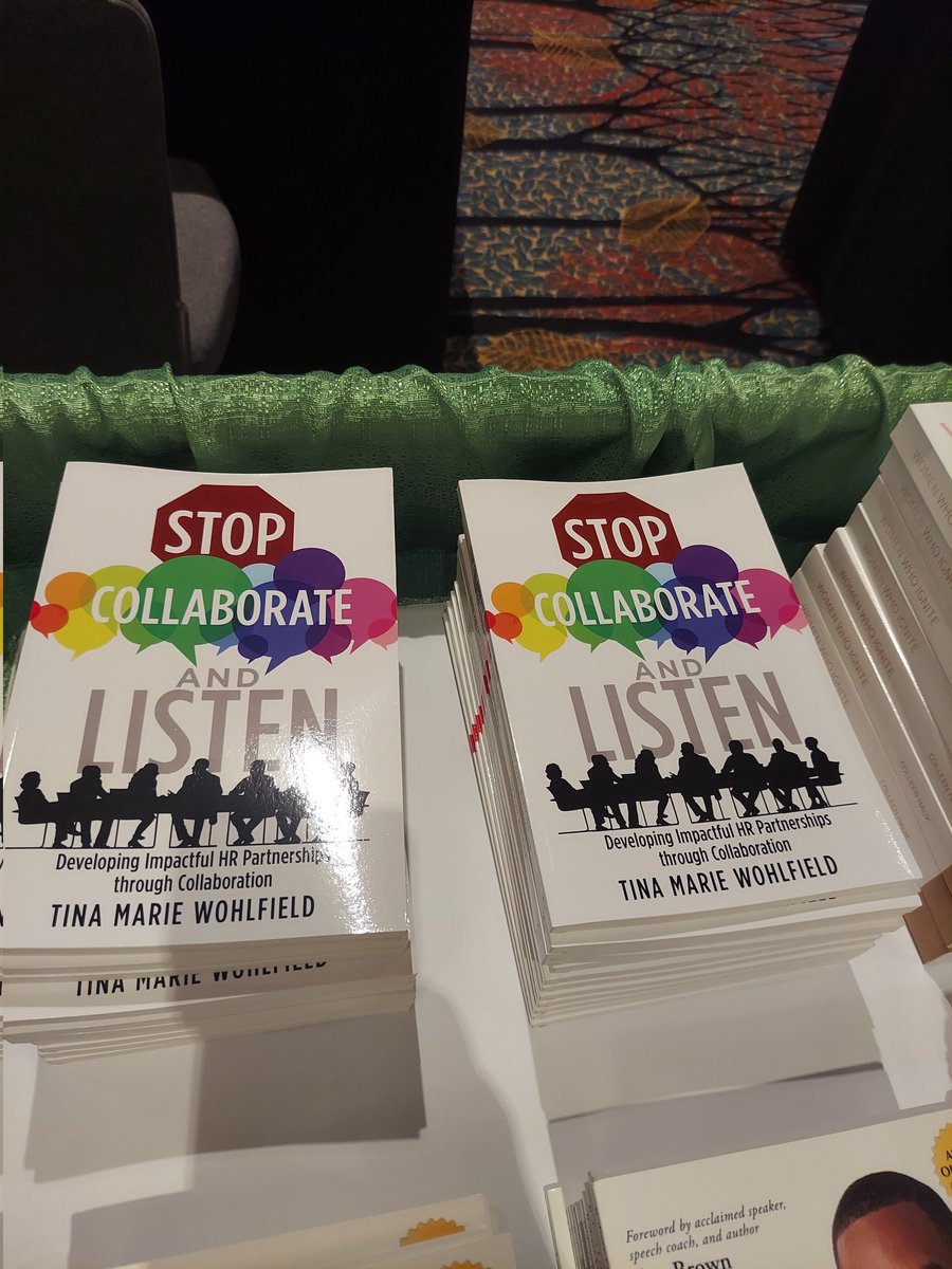 TMWohlfield's tweet photo. That one time when your in the #HRIndiana22 conference bookstore....#StopCollaborateListen #HRBook PS get your copy at my book signing 8/30 4:30 pm! https://t.co/IgD25Pf9ZP