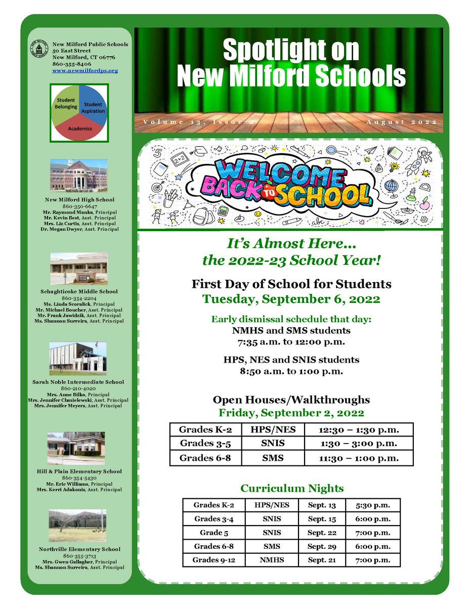 The August 2022 issue of Spotlight on New Milford Schools is ready for viewing: content.myconnectsuite.com/api/documents/…