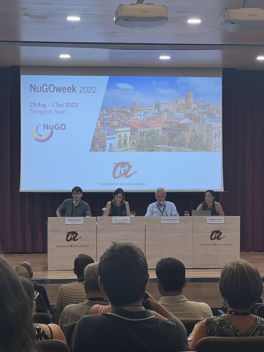 FionaMalcomson's tweet photo. so happy to be reunited with NuGO researchers from all over the world in Tarragona at our first in-person #NuGOweek #conference since 2019! @nugoweek22 #nugo22 #nutrigenomics #nutritionresearch #EarlyCareerResearchers https://t.co/9L4iLiss18