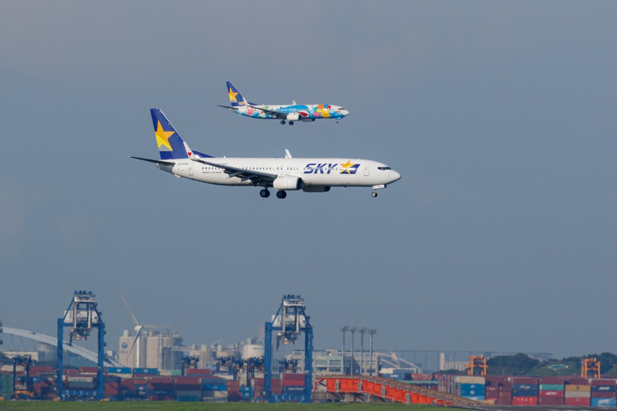 うわっ！　スカイまくってんなぁ☆
て思ってニヤニヤした瞬間

#スカイマーク　#skymark