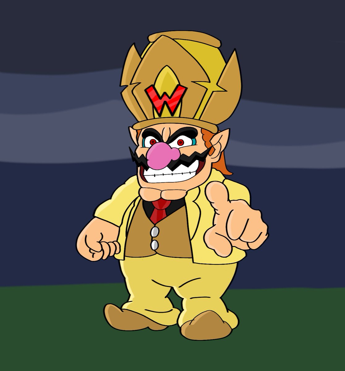 Andyroux_ssbu's tweet photo. Next to me! Your all number two. Quote From WarioWare Gold #wario #wareware https://t.co/rPRxPIivaj
