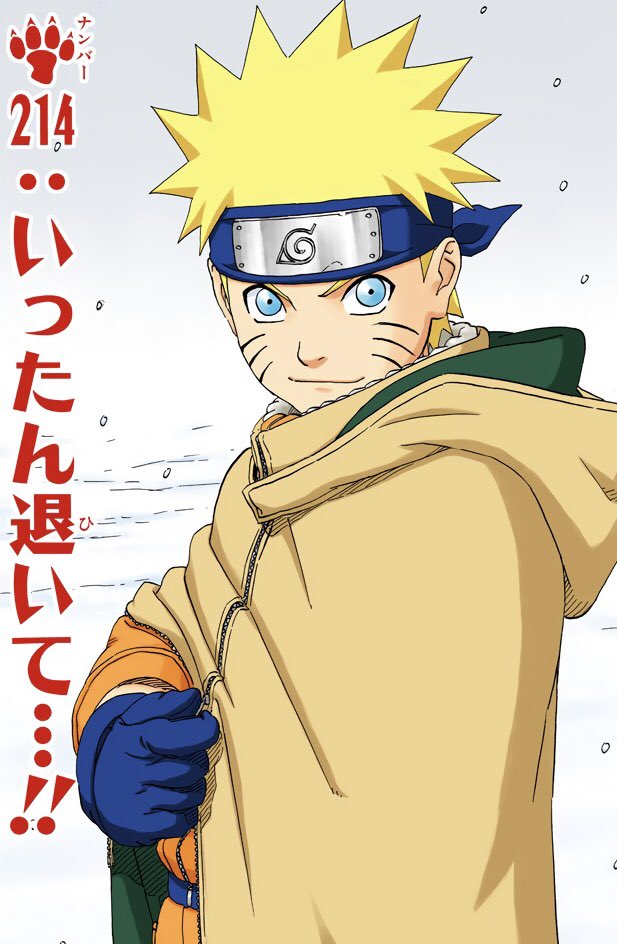 Naruto chapter 214 cover