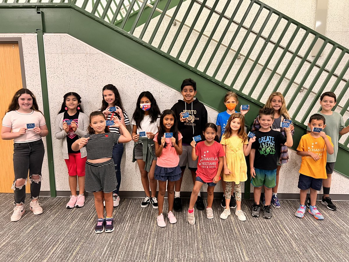 Chelsea_Abboud's tweet photo. We’re kicking off our Monday recognizing this year’s first group of PAWS ticket winners! They are doing a fabulous job of following our Cheetah expectations across our campus!🐆🤩 https://t.co/X1wz8IMmoz