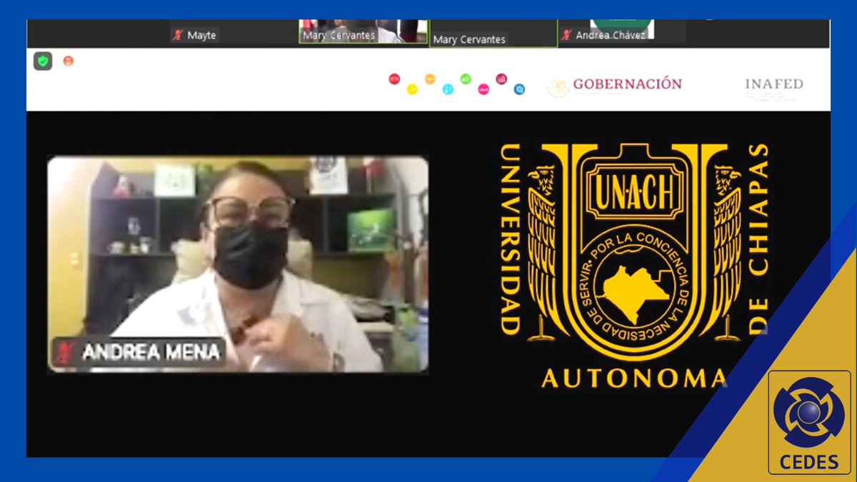 cedesunach's tweet photo. #CEDESPRESENTE en los Diálogos Virtuales impartidos por el INAFED a las Instituciones de Educación Superior del Estado de Chiapas, esto como parte de la capacitación para la revisión e implementación de la Guía Consultiva de Desempeño Municipal que hoy inician. https://t.co/z15MkCAQwI