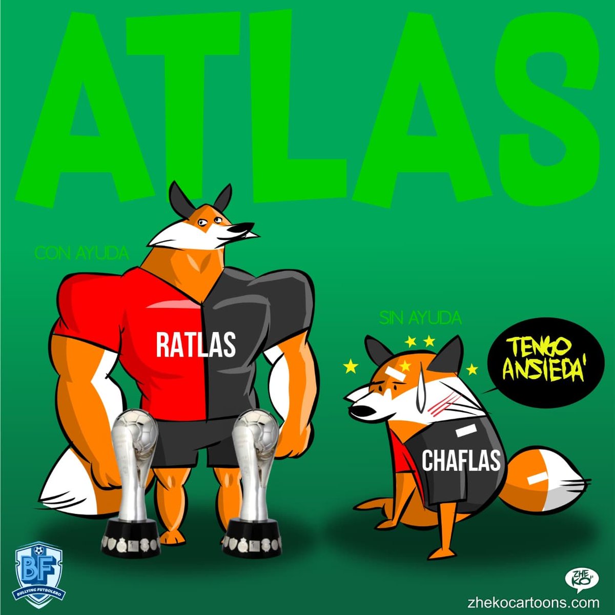 zheko_grafico's tweet photo. PROYECTO: Cartón Editorial Deportivo
CLIENTE: @BullyingFutbol

@AtlasFC regresa a ser el Atlas de siempre 🤷🏻‍♂️⚽🐕

#CaricaturasPersonalizadas
#ZhekoCaricaturista
#ElCartonDelDia #Humor #Futbol #LigaMx #Atlas #rojinegros https://t.co/7M3NBxzo1h