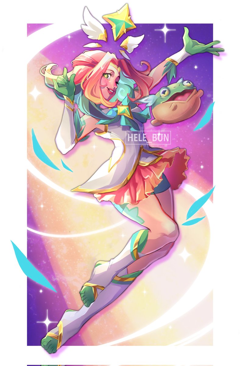 HeleBun's tweet photo. Neeko and Seraphine Star Guardian 💫
They're two commissions that I did for @WinterSeraph. Thanks to her I was able to get two wonderful skins in League of Legends 💖

#LeagueOfLegends #LeagueOfLegendsFanArt https://t.co/3CWdYodBiV