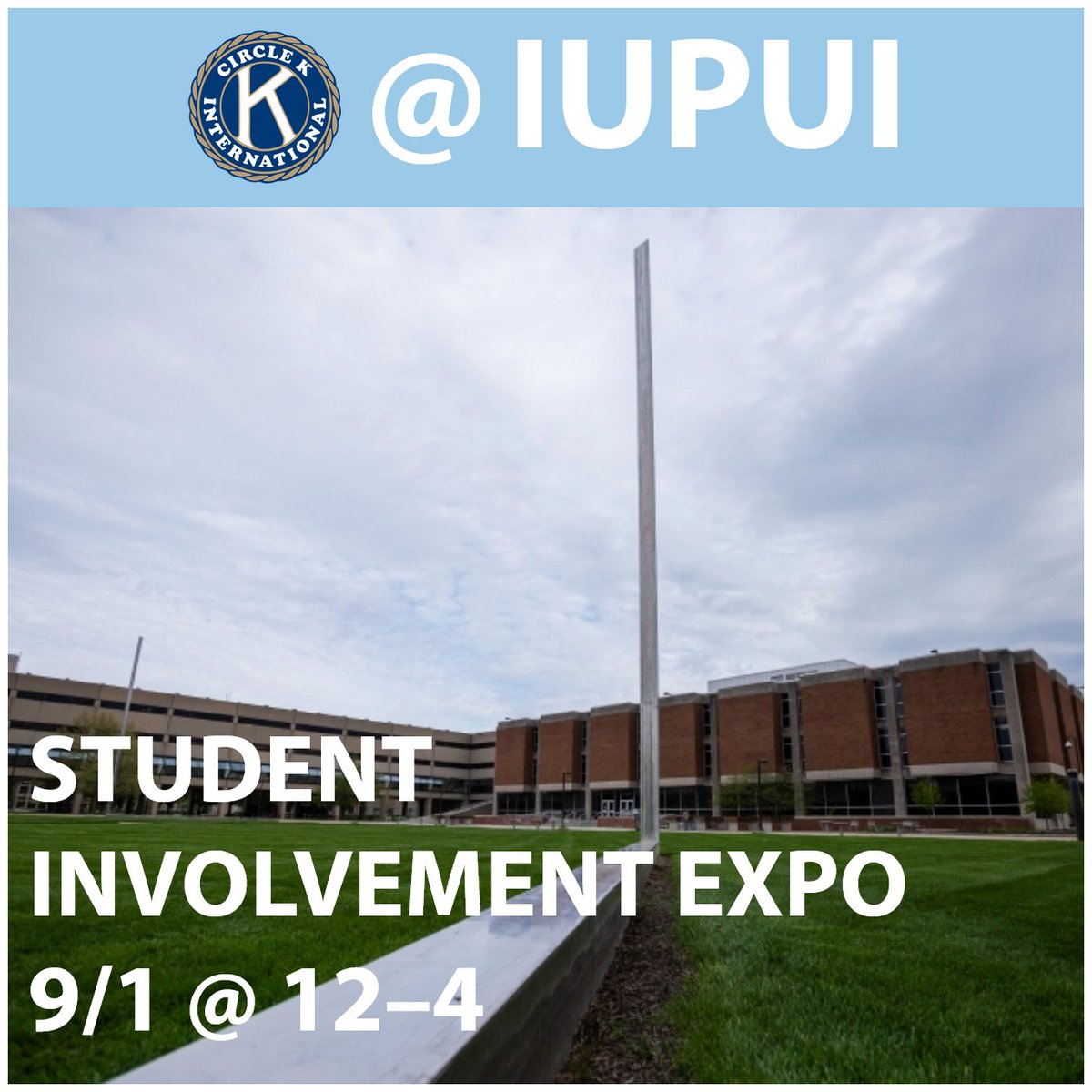 CircleKIUI's tweet photo. Hey Jaguars! Circle K International will be tabling at the Student Involvement Expo, this Thursday 9/1 from noon to 4pm in Taylor Courtyard. Come see us to learn more about our organization!
@inckiofficial #INCKIpride @circlekintnl #ChooseCKI https://t.co/4dpDi3eXTb