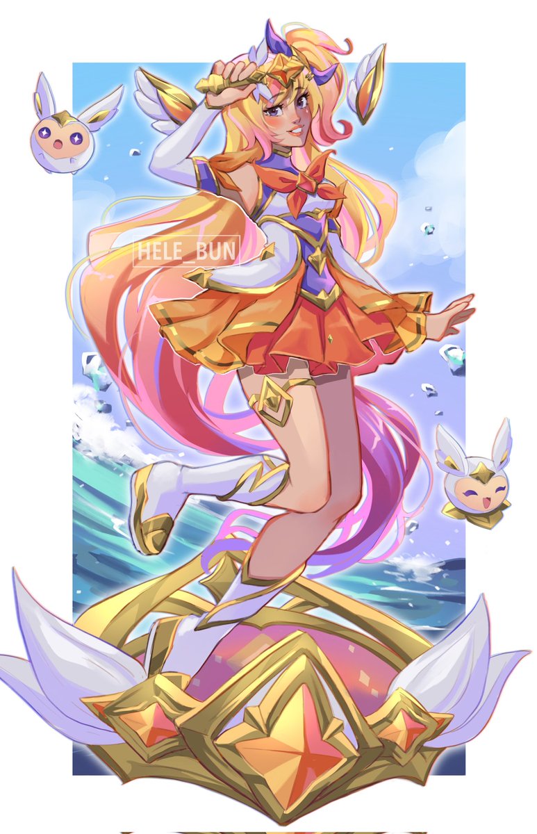 HeleBun's tweet photo. Neeko and Seraphine Star Guardian 💫
They're two commissions that I did for @WinterSeraph. Thanks to her I was able to get two wonderful skins in League of Legends 💖

#LeagueOfLegends #LeagueOfLegendsFanArt https://t.co/3CWdYodBiV